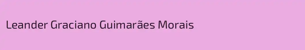 Leander Graciano Guimarães Morais
